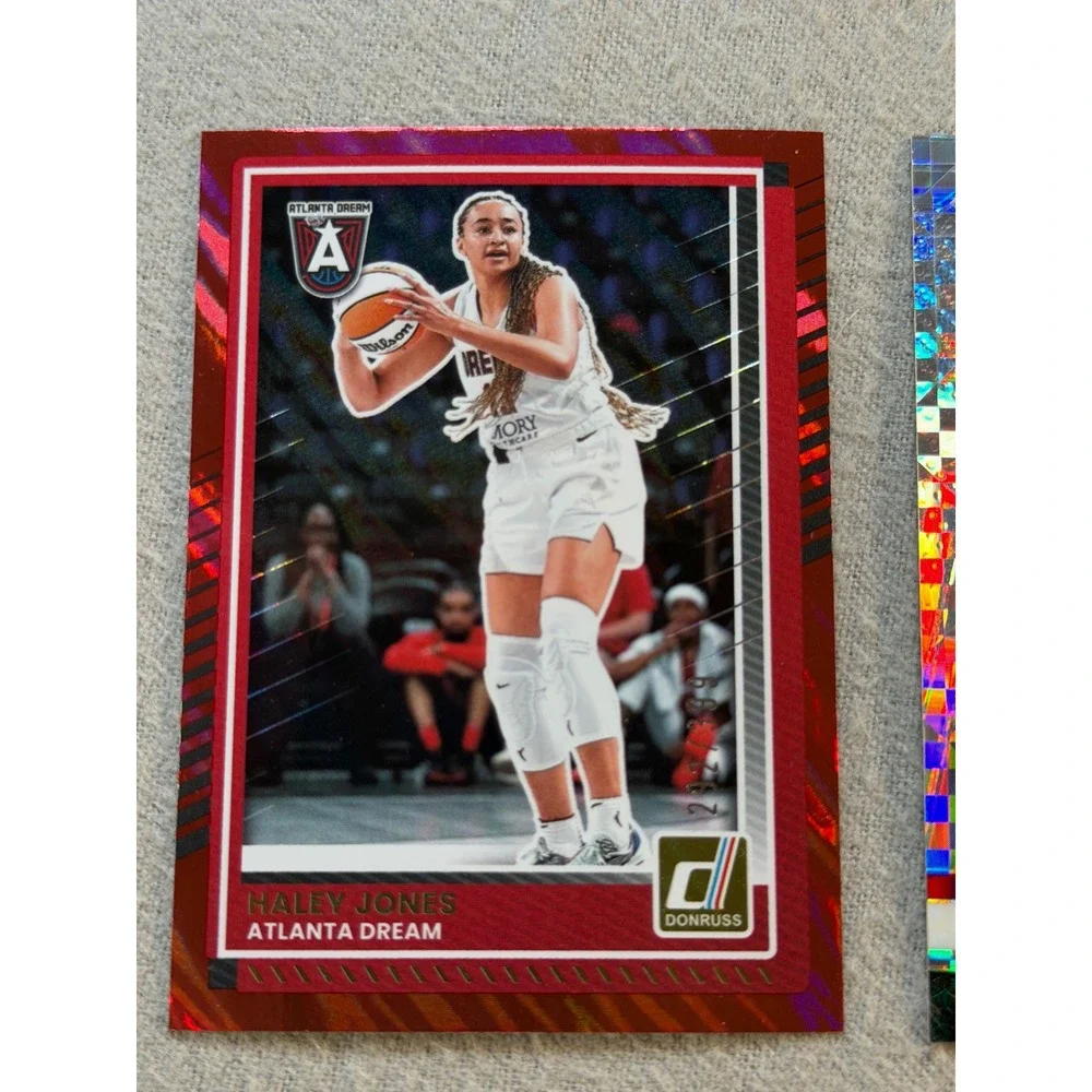 Panini Haley Jones WNBA 3 Card Lot Red Laser /399 Blue Prizm Fireworks